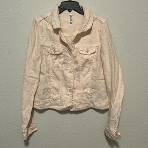 Pink Linen Jacket